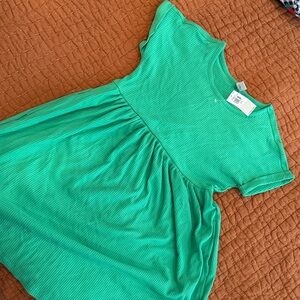 Old Navy Teal Ribbed Dress